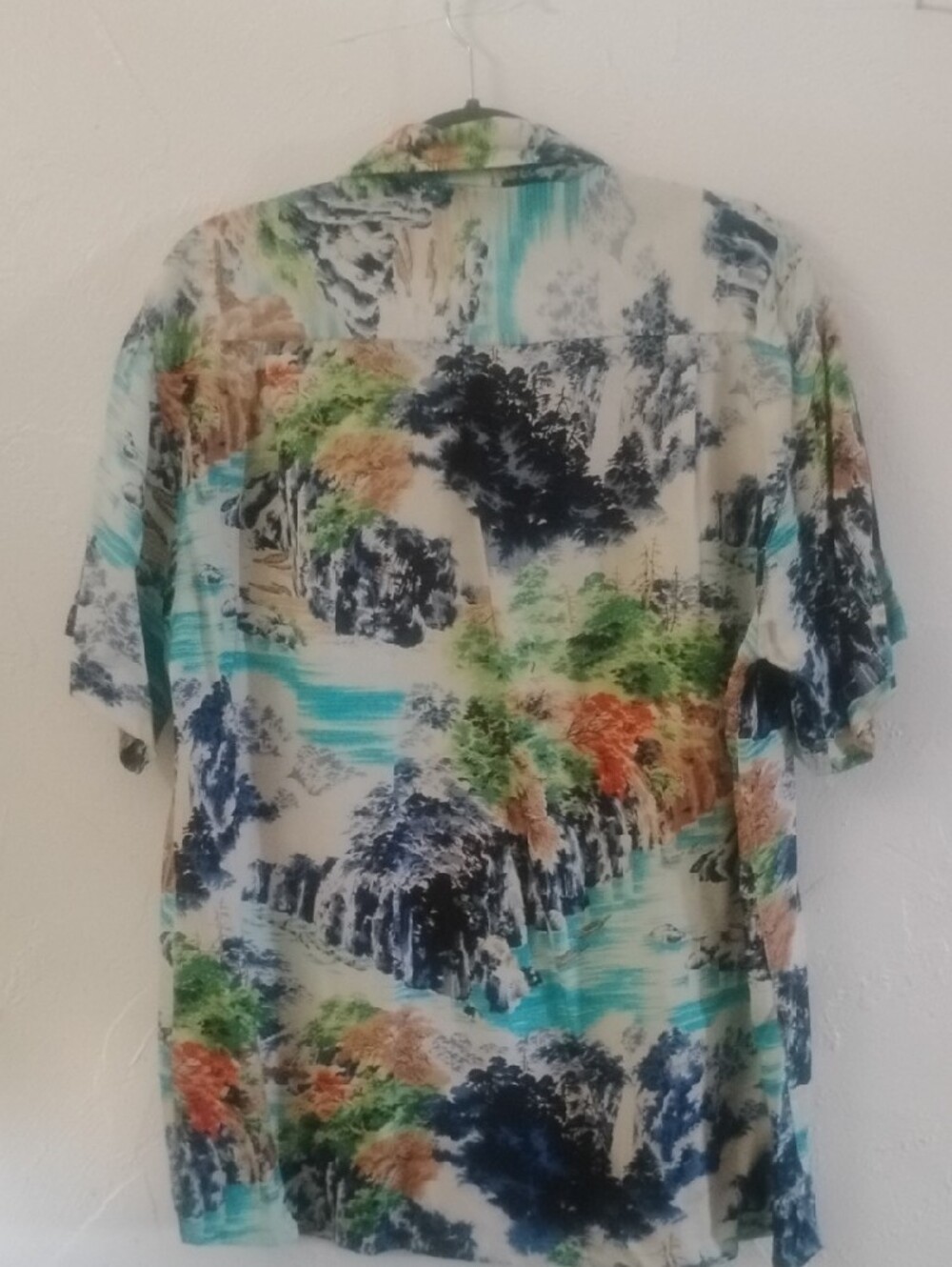 JC Penney's Vintage 60's Hawaiian Button-Up Rayon Shirt New Old Stock 15 15 1/2 - Picture 6 of 7